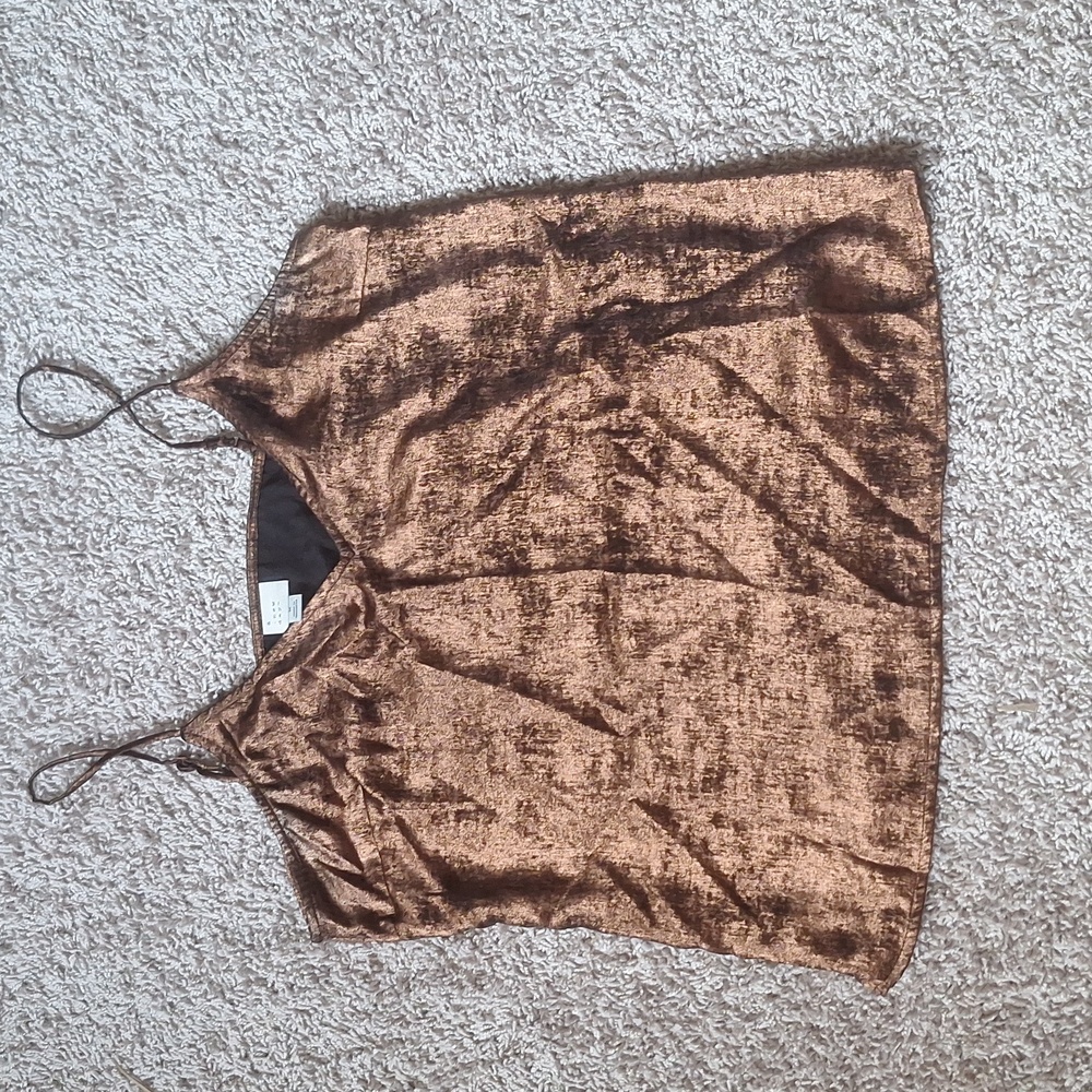 A New Day Brown Tank Top Shirt.